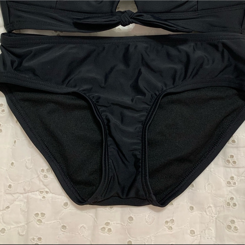 black bathing suit